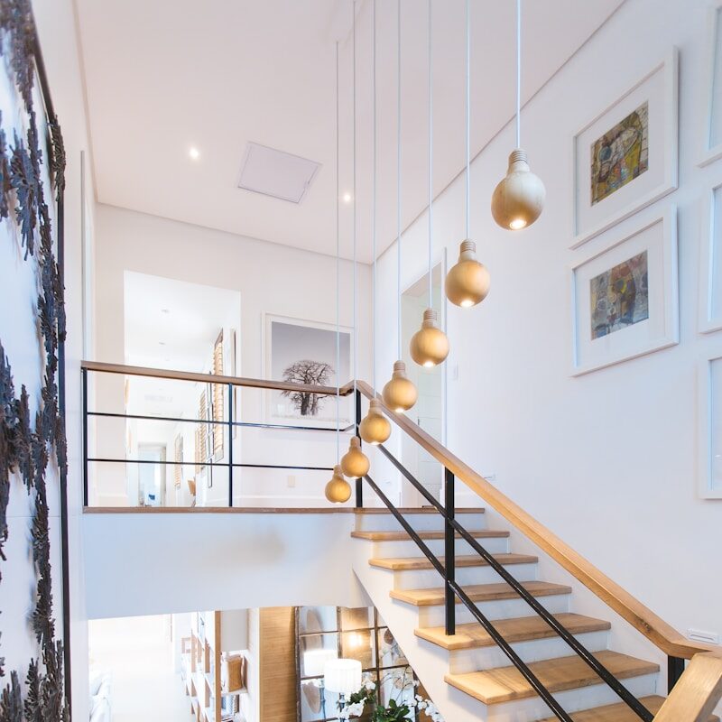 brown staircase